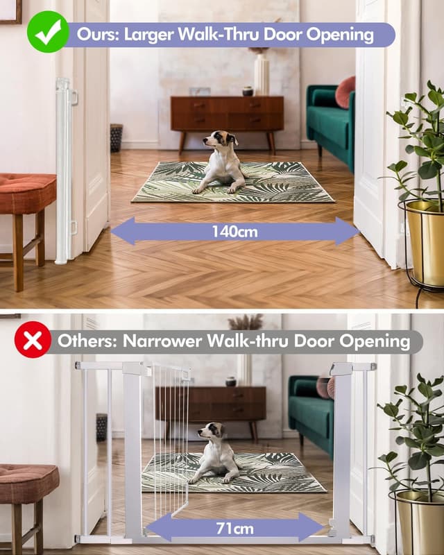 Detalle 2 de Lexixi ibao Retractable Mesh Gate 86cm