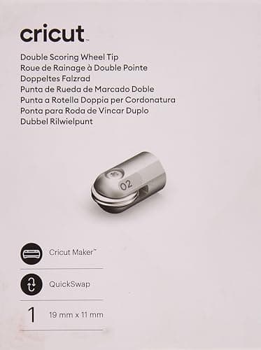 Detalle de Cricut Rueda de doble puntuación metálica