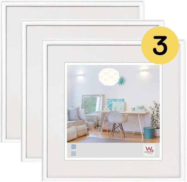 Detalle 2 de Double pack de cadres photo Walther Design noir KV342BD (DIN A3) 29,7 x 42 cm