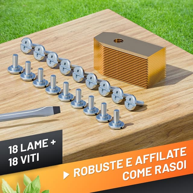 Detalle 1 de GRÜNTEK Lame robot tagliaerba 18