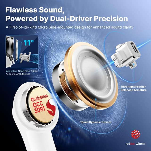 Detalle 2 de EarFun Air Pro 4+ Noise Cancelling Earbuds