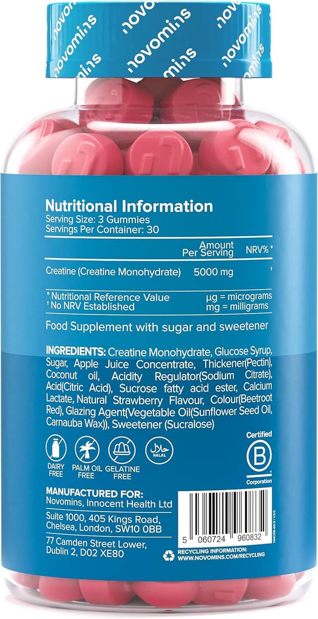 Thumbnail 1 de Créatine en gommes 5000 mg pour perf