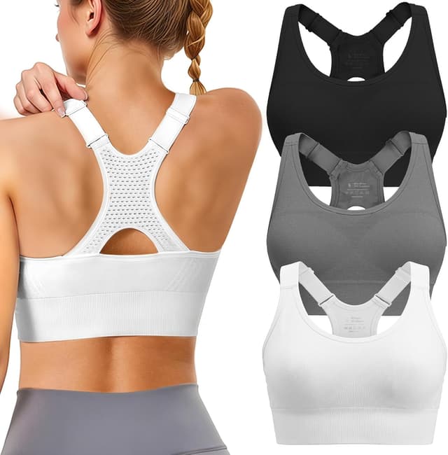 Thumbnail 6 de Tmeefee Adjustable Sports Bra 3-Pack, High Support