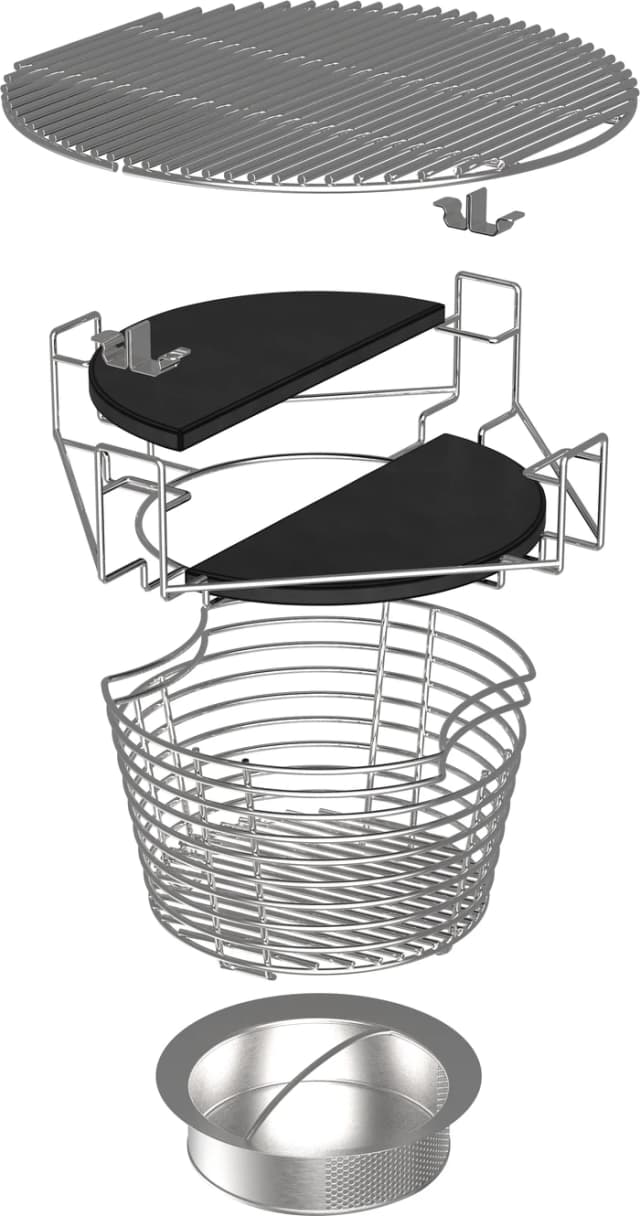 Detalle 2 de The Bastard Urban Medium „Complete“ – Advanced Cooking System mit Deflektorstein