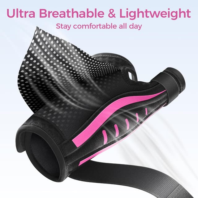 Thumbnail 3 de Thumb Support for Arthritis thumb splint brace (Right/Left), Trigger Thumb & De Quervain’s pain relief, breathable mesh (Pink)