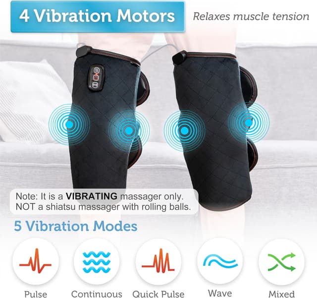 Thumbnail 4 de COMFIER Heated Knee Massager with Heating Pad