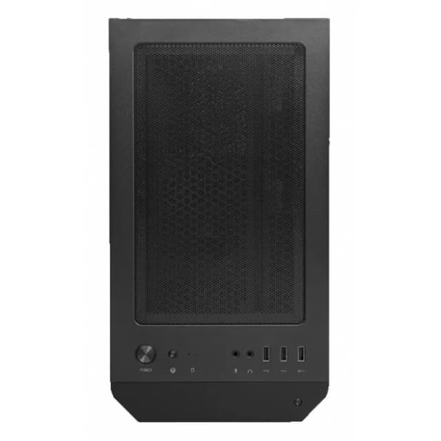 Detalle de MSI MAG FORGE M100R caja PC ATX con USB 3.2 y ARGB 🖥