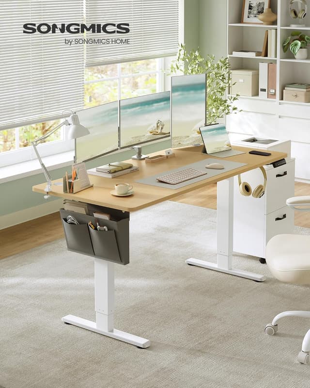 Thumbnail 2 de SONGMICS Bureau électrique 160 x 70 cm