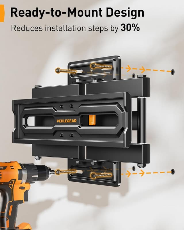 Thumbnail 6 de Perlegear PGMF18 Full‑Motion Bracket 23–70in