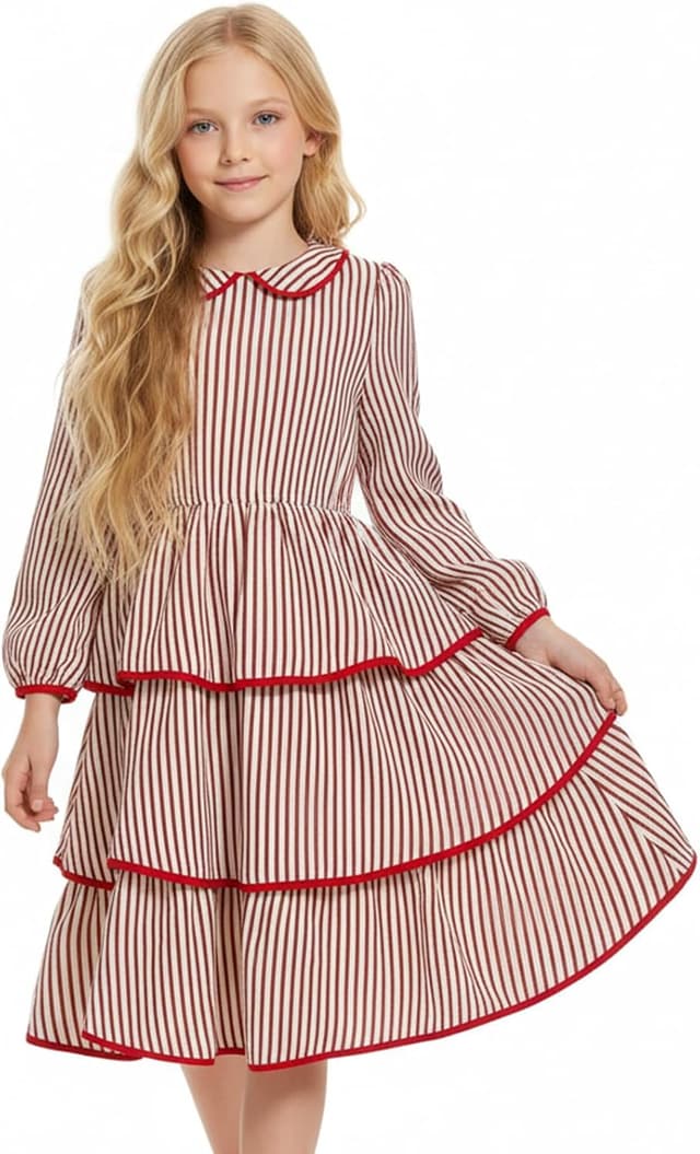 Thumbnail 4 de JiAmy Long Sleeve Peter-Pan Dress