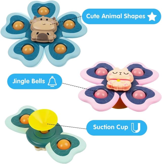 Thumbnail 2 de Vicloon Giocattolo a Ventosa 4pcs sensoriale