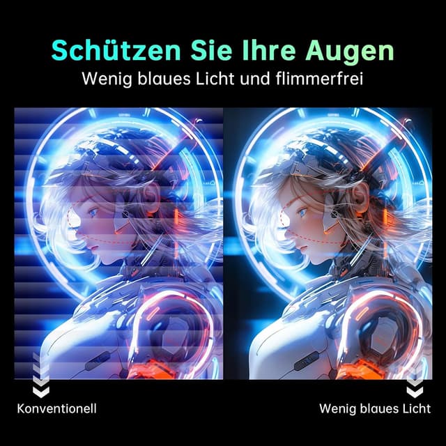 Detalle de KTC H32S17 monitor gaming curvo 32” 2K QHD 180Hz con HDR10 e sincronizzazione FreeSync/G-Sync