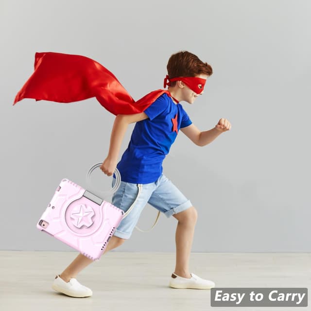 Thumbnail 6 de TrendGate Lightweight Shockproof iPad 9.7 Case for Kids (6th/5th Gen 2018/2017) – Light Pink