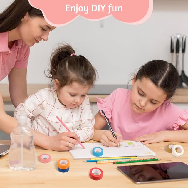 Thumbnail 5 de Fyguard Coloured Masking Tape 12 Rolls