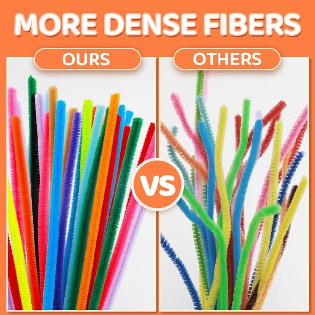 Thumbnail 2 de GAGANIU 12in Chenille Stems 200pcs for Crafts 🎨