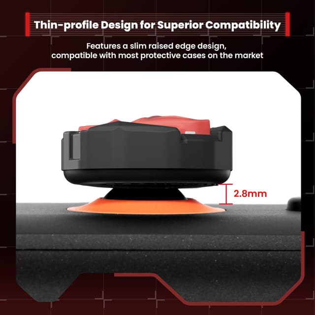 Thumbnail 3 de GeekShare Thumb Grips for Switch 2 (2025) – Replacement Thumb Stick Caps (4PCS) with Skeleton Spirit Armor Design