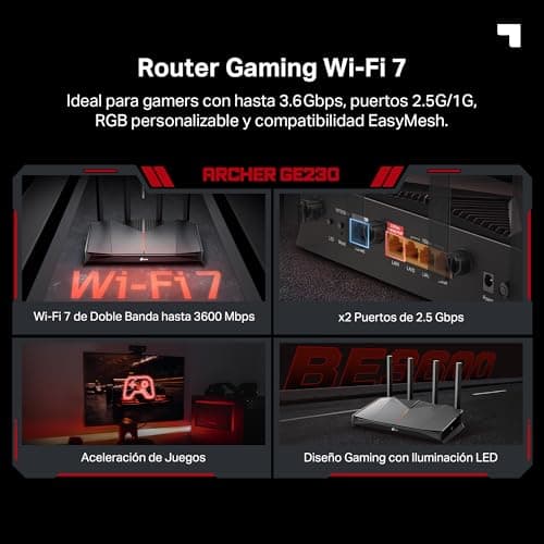 Thumbnail 3 de TP-Link Archer GE230 Router Wi‑Fi 7 BE3600, 2.5Gbps ×2 📶