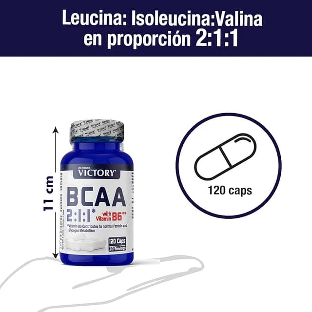 Thumbnail 2 de JOE WEIDER VICTORY BCAA 2:1:1 - 120 Cápsulas 💪