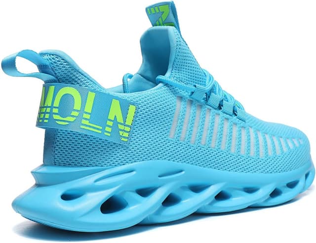 Detalle 2 de GSLMOLN Womens Walking Shoes Mesh Non-Slip Gym & Casual Sneakers