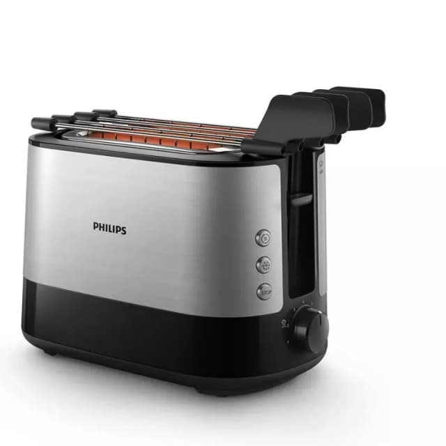 Detalle de Philips Viva Collection HD2639/90 Tostadora 2 ranuras 🍞