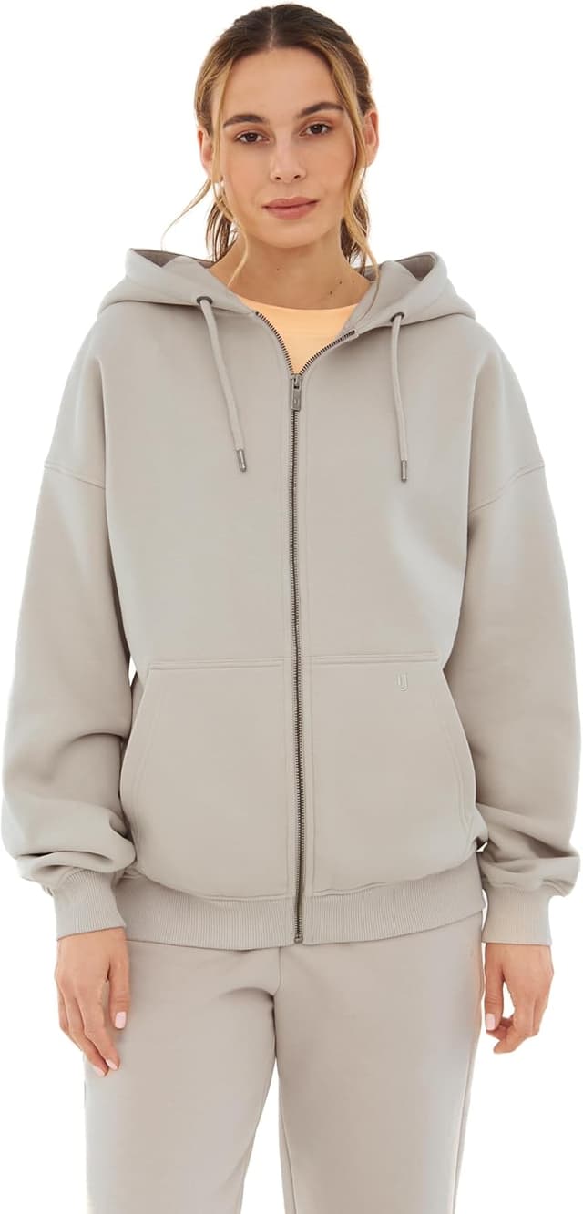 Detalle 2 de Johnny Urban Caleb felpa con zip unisex oversize con cappuccio