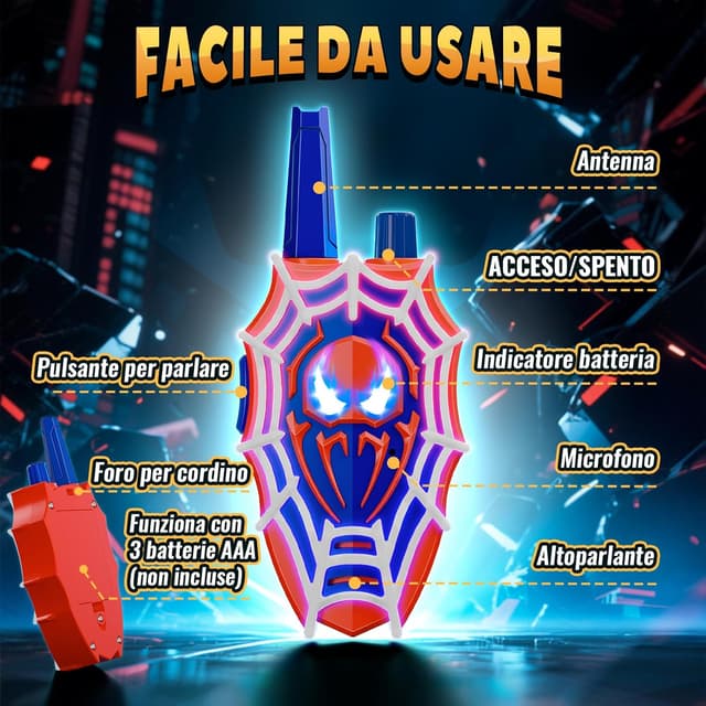 Thumbnail 4 de Mirthigig Walkie Talkie Bambini 600 m