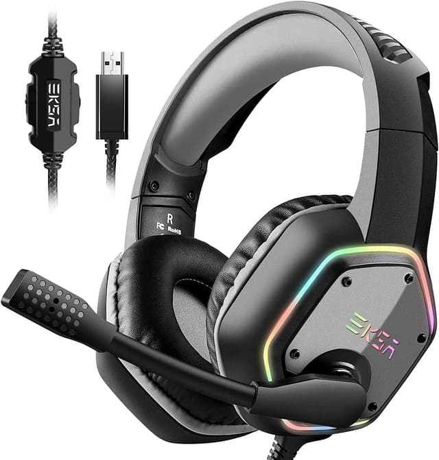 Detalle de EKSA E1000 USB Gaming Headset 7.1