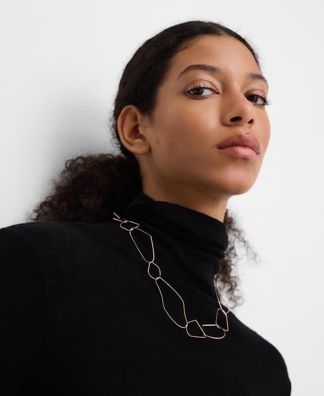 Detalle 1 de Adolfo Dominguez Collar con eslabones irregulares