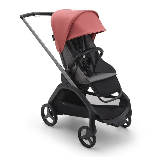 Imagen de Bugaboo Dragonfly silla de paseo grafito, capota rojo amanecer en OfertitasTOP
