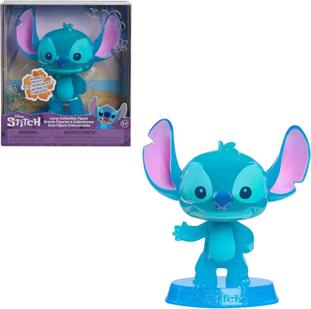 Detalle de Disney Stitch Large Collectible Stitch Figure (5 Inch) von Just Play – Bobble-Head Spielzeug ab 3 Jahren