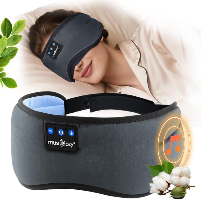 Detalle de MUSICOZY Bluetooth sleep mask headphones