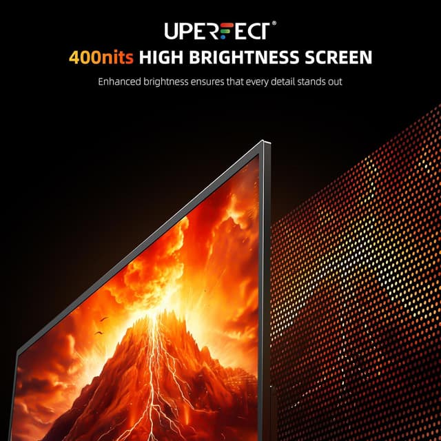 Detalle de UPERFECT Portable Monitor 4K 23.8" QLED (UHD, 100% DCI-P3, 400 nits) with USB-C & HDMI