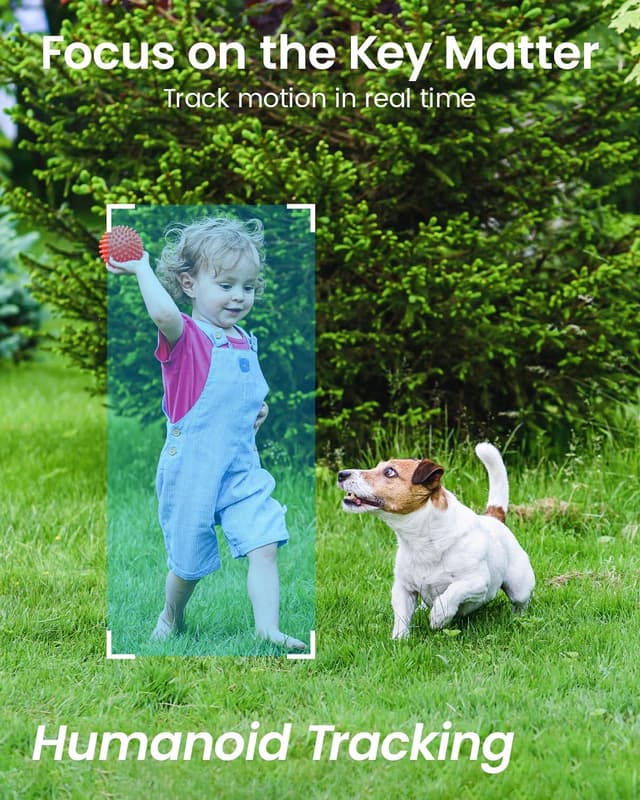 Thumbnail 1 de DEKCO 2K Caméra Surveillance WiFi Extérieure 3MP