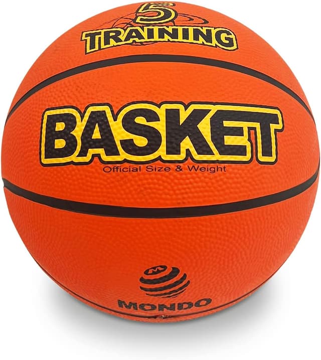 Detalle de Mondo Toys Dream Team pallone da basket per bambini, superficie morbida, Size 5 (13139)