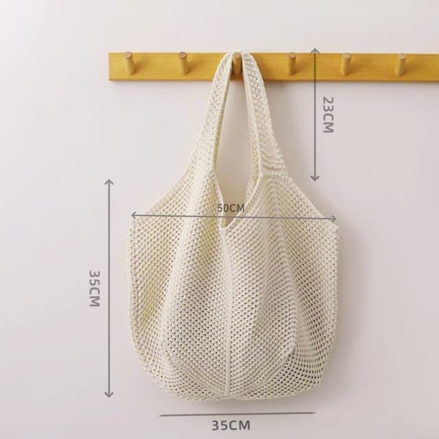 Thumbnail 1 de Aucuu Borsa Spiaggia in Rete Uncinetto