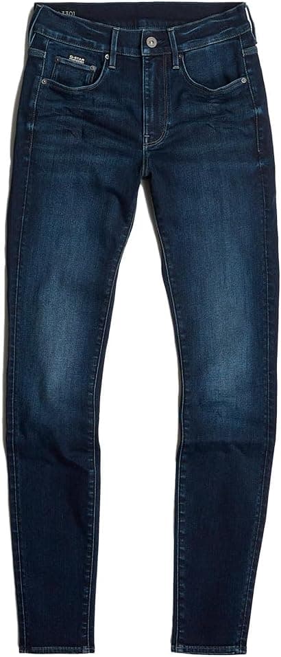 Detalle 2 de G-Star Damen 3301 Skinny Jeans – mit Frontreißverschluss und 5-Pocket-Design