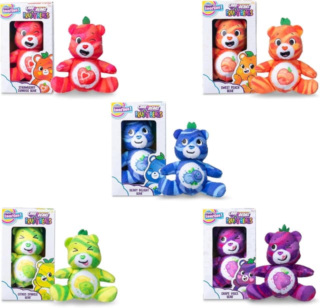 Detalle 1 de Micro Teenies Fruit Friends 5-pack 7,5 cm
