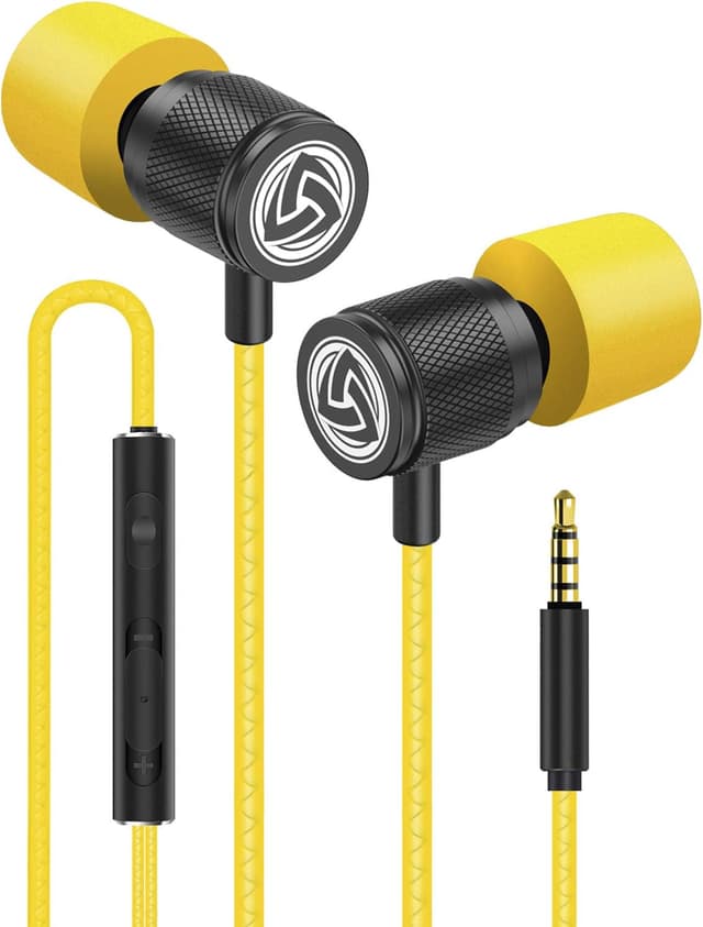 Detalle de Ludos ULTRA Wired Earbuds with Microphone, Volume Control & Noise Isolation (5 Year Warranty)