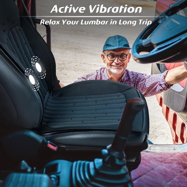 Detalle de Paffenery 2026 Upgraded Cooling Car Seat Cover (Front) with 8 Turbo Fans, 12V–24V