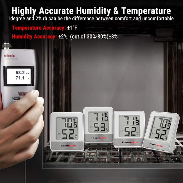 Thumbnail 6 de ThermoPro TP49W-3 digital mini hygrometer