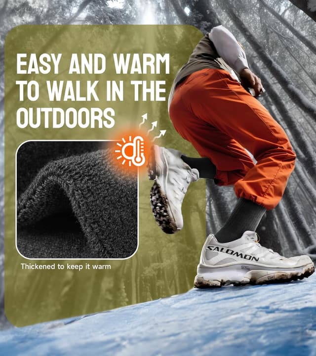 Thumbnail 2 de TANSTC Merino Wool Thermal Socks 3 Pairs