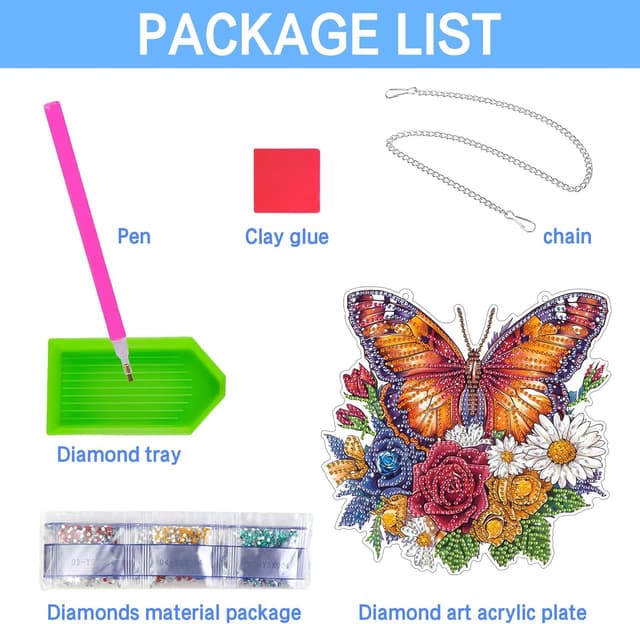 Thumbnail 2 de VAIIEYO 5D Diamant Painting Anhänger