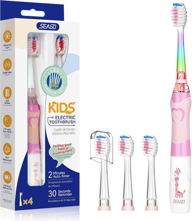 Imagen de Seago SGEK6 spazzolino elettrico bambini 3–12 anni en OfertitasTOP