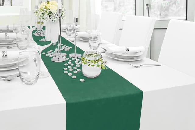 Thumbnail 2 de MODERNO Vlies Tischläufer Dunkel Grün 30x25 m