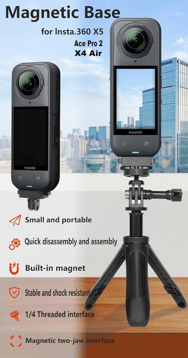 Detalle 2 de Lokyoyo Magnetic Base for Insta360 19g