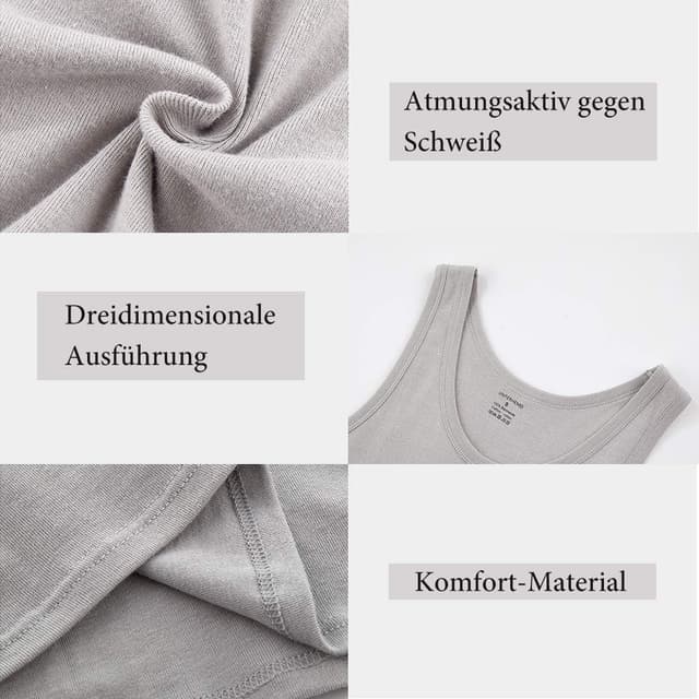 Detalle de Lot de 5 débardeurs homme NUOZA en coton (toutes tailles et couleurs)