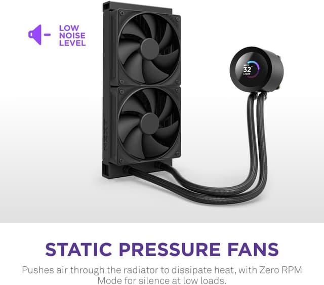 Detalle de NZXT Kraken Plus 240 AIO liquid cooler