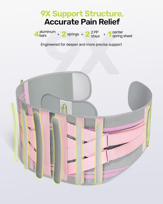 Thumbnail 1 de Rückenstützgürtel für Damen XXL Rosa