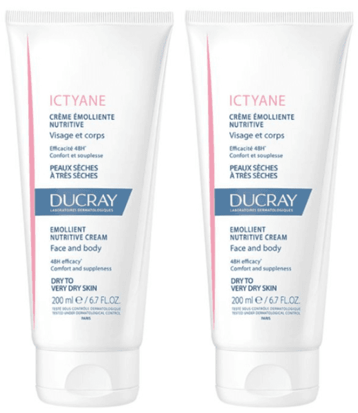 Detalle de Ducray Ictyane Crema para piel seca 2x200 ml