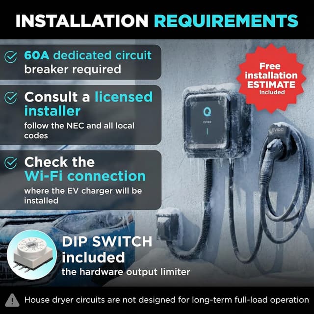 Thumbnail 5 de EVIQO Level 2 EV Charger 48 Amp 240V